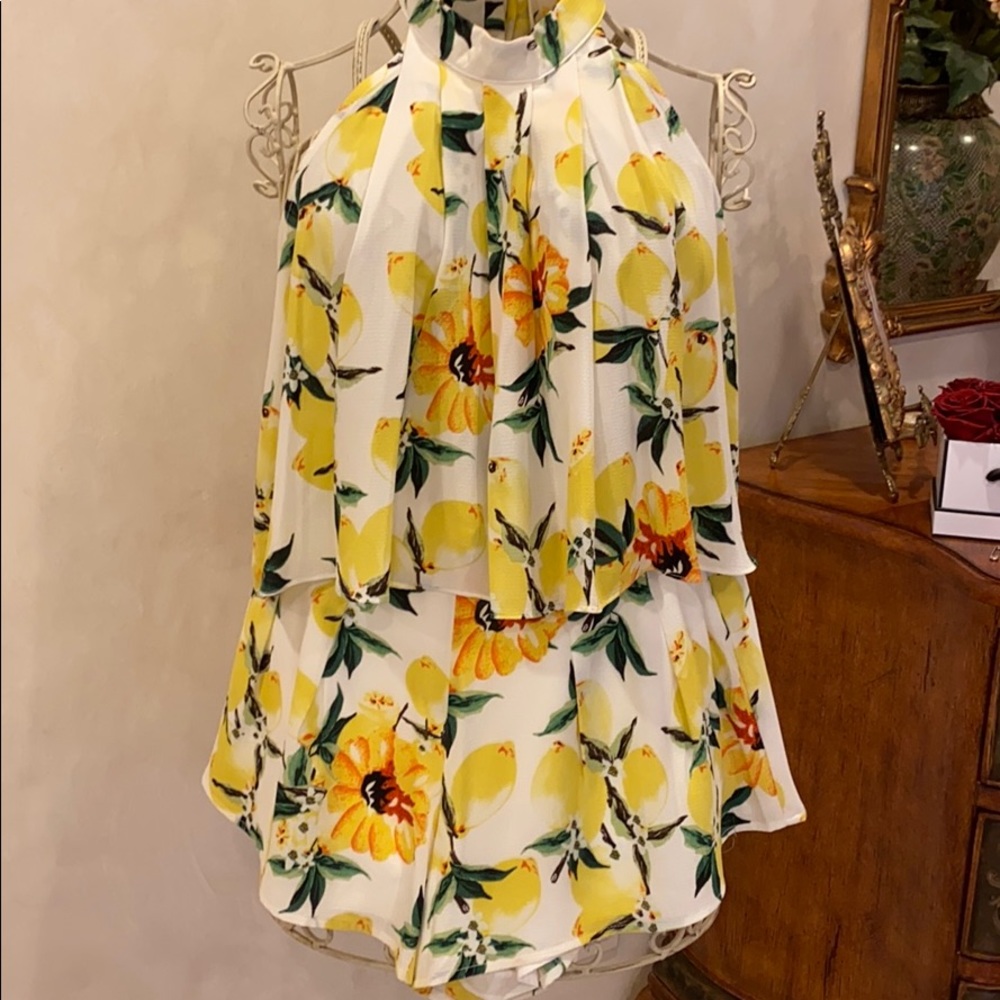LUXXEL Lemon & Sunflower short set